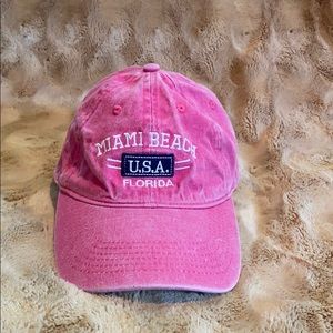 Distressed Miami Beach Baseball Cap!